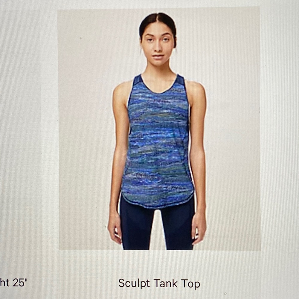 NWOT Lululemon Sculpt Tank Top Sz 8